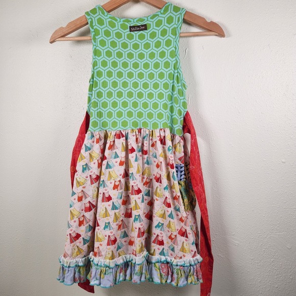 Matilda Jane size 6 It's a Wonderful Parade Festival Tank dress tents - Picture 4 of 5